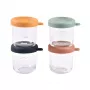 Conjunto de recipientes de vidro com tampa Beaba 4 x 250 ml Sunrise