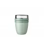 Recipiente de arrumação Mepal Ellipse 0,5 + 0,2 l, Nordic Sage