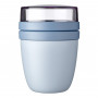 Recipiente de arrumação Mepal Ellipse 0,5 + 0,2 l, Nordic Blue