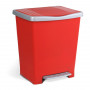 Balde de pedal Tatay Millenium, 23 l, vermelho