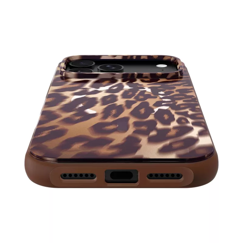 Capa Laut Huex Wave para iPhone 18 Pro / 17 Pro, MagSafe, Mocha Leopard