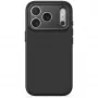 Capa traseira de silicone AntiMicrobial Decoded para iPhone 18 Pro Max / 17 Pro Max, MagSafe, Carbon Black