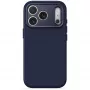 Capa traseira de silicone AntiMicrobial Decoded para iPhone 18 Pro / 17 Pro, MagSafe, Atlantic Blue