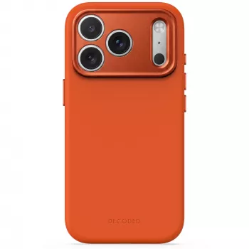 Capa traseira de silicone AntiMicrobial Decoded para iPhone 18 Pro Max / 17 Pro Max, compatível com MagSafe, Terracotta