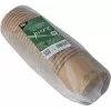 Copos de sopa PAPSTAR pure, redondos, 350 ml, castanhos, cartão de fibra virgem não branqueado com revestimento biológico