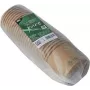 Copos de sopa PAPSTAR pure, redondos, 350 ml, castanhos, cartão de fibra virgem não branqueado com revestimento biológico
