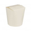 STARPAK caixas de snack To-Go, 550 ml, brancas