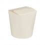 STARPAK caixas de snack To-Go, 550 ml, brancas