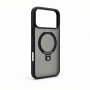 Capa Evelatus Shield com MagSafe e suporte para Apple iPhone 18 Pro, anel fosco, preta