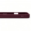 Capa Evelatus Shield com MagSafe e suporte para Apple iPhone 18 Pro, anel fosco, bordô
