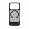 Capa Evelatus MagSafe com revestimento de borracha e suporte para Apple iPhone 18 Pro, preto