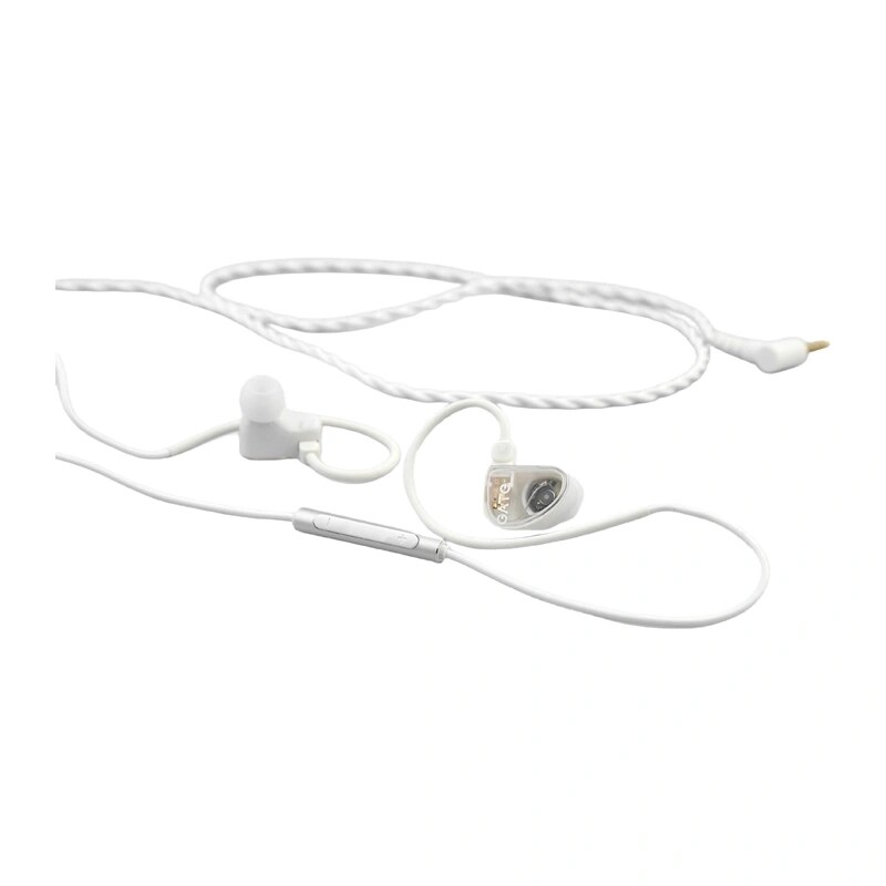 Auscultadores intra-auriculares com fios TRUTHEAR Gate com microfone, branco