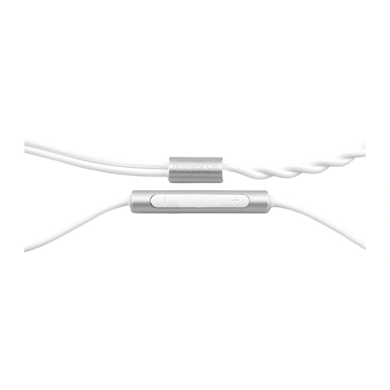 Auscultadores intra-auriculares com fios TRUTHEAR Gate com microfone, branco