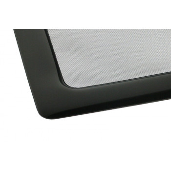 Filtro de poeira DEMCiflex 120 mm, quadrado, preto (129,4 x 129,4 mm)