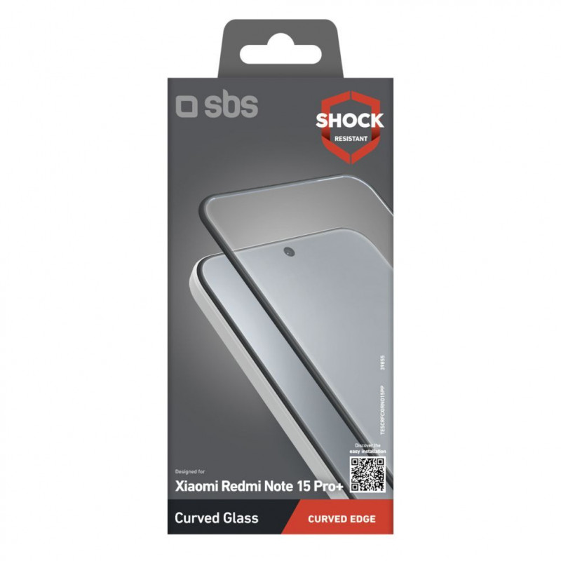 Película de vidro temperado Full Cover SBS para Xiaomi Redmi Note 15 Pro