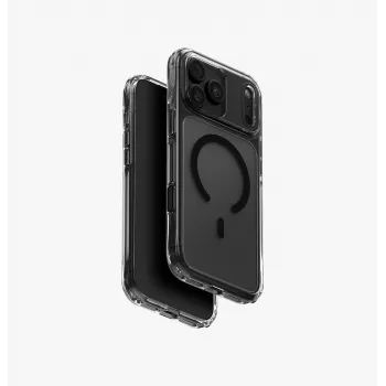 Capa UNIQ LifePro Xtreme para iPhone 18 Pro Max / 17 Pro Max com carregamento Magclick, cinzento fumado