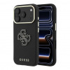 Capa Guess SW em PU granulado e logótipo grande em resina para Apple iPhone 18 Pro, preto