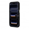 Capa Guess SW em PU granulado e logótipo grande em resina para Apple iPhone 18 Pro, preto
