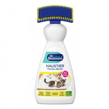 Removedor de manchas e odores de animais Dr.beckmann com escova, 650 ml