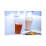 Copos descartáveis STARPAK 0,2 l branco - 100 unid.