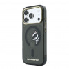 Capa Karl Lagerfeld HC MagSafe IML Peekaboo Print & Metal Frame para Apple iPhone 18 Pro Max, preto