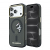 Capa Karl Lagerfeld HC MagSafe IML Peekaboo Print & Metal Frame para Apple iPhone 18 Pro, preto