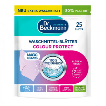 Dr.Beckmann Magic Leaves Fresh Blossom folhas de detergente, 25 unid.