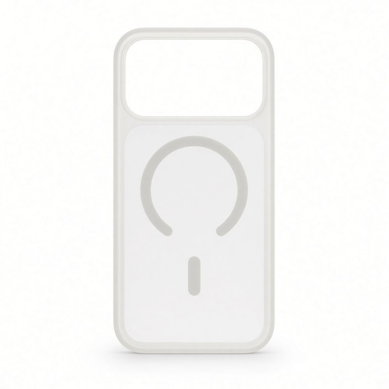 Evelatus Apple iPhone 18 Pro Max Silver-Shield Skin Feel capa MagSafe 2 em 1, mate transparente