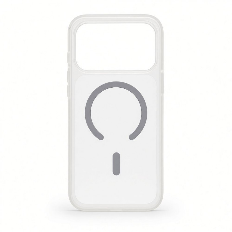 Evelatus Apple iPhone 18 Pro Max Silver-Shield Skin Feel capa MagSafe 2 em 1, mate transparente