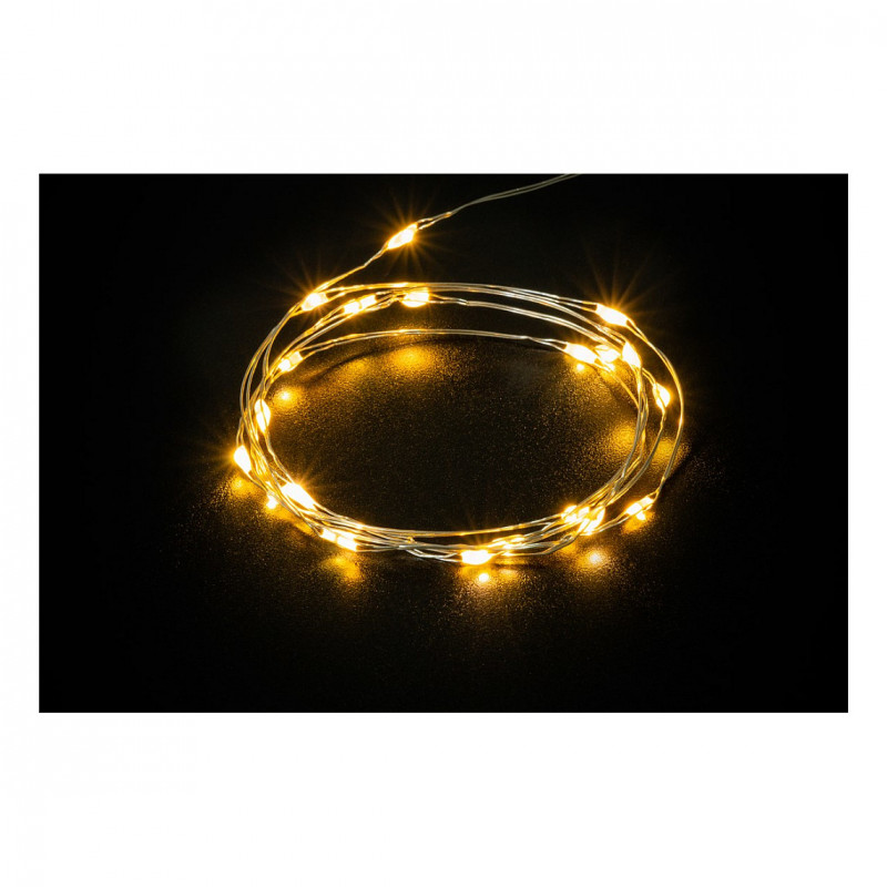 Goobay fio de luzes com 20 luzes, transparente, 1,0 m