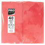 PROnappe guardanapos 38,0 x 38,0 cm vermelho