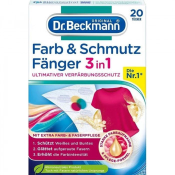 Folhas coletoras de cor e sujidade Dr. Beckmann, 20 unid.