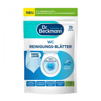 Panos de limpeza para WC Dr. Beckmann Magic Leaves, Ocean Breeze, 20 unid.