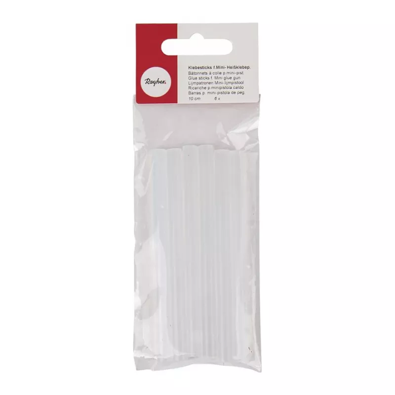 Barras de cola quente mini Rayher transparentes (30166000)