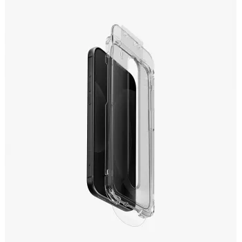 Vidro temperado UNIQ Optix SwiftFitVivid DX2 para iPhone 18 Pro com aplicador