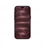 Capa de pele Just Must JM com MagSafe para iPhone 18 Pro Max, roxa
