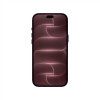 Capa de pele Just Must JM com MagSafe para iPhone 18 Pro, roxa