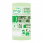 Sacos de lixo compostáveis BioBag 10 l, 42x54 cm, 15 mícron, 20 unid. por rolo, verde