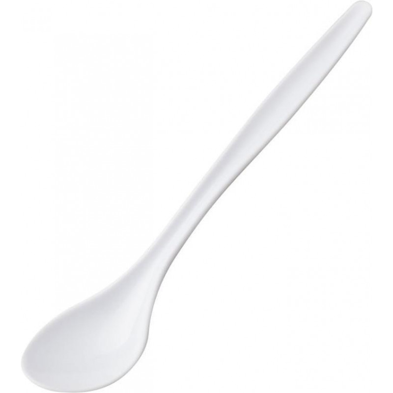 Colheres de ovo Westmark, conjunto de 6, 14,5 cm, plástico branco