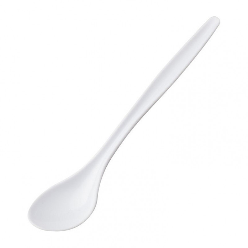 Colheres de ovo Westmark, conjunto de 6, 14,5 cm, plástico branco