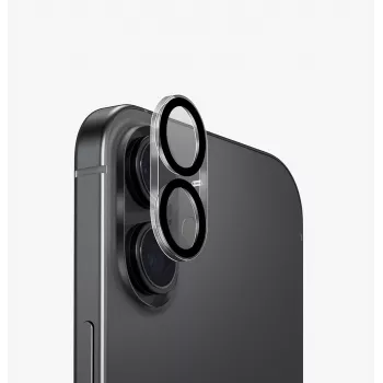 UNIQ Optix Clearshield Frameguard vidro protetor da lente da câmara para iPhone 17, cristalino, com aplicador