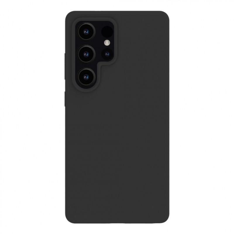Capa de silicone soft-touch magnética premium Evelatus para Samsung Galaxy S23 Ultra preta