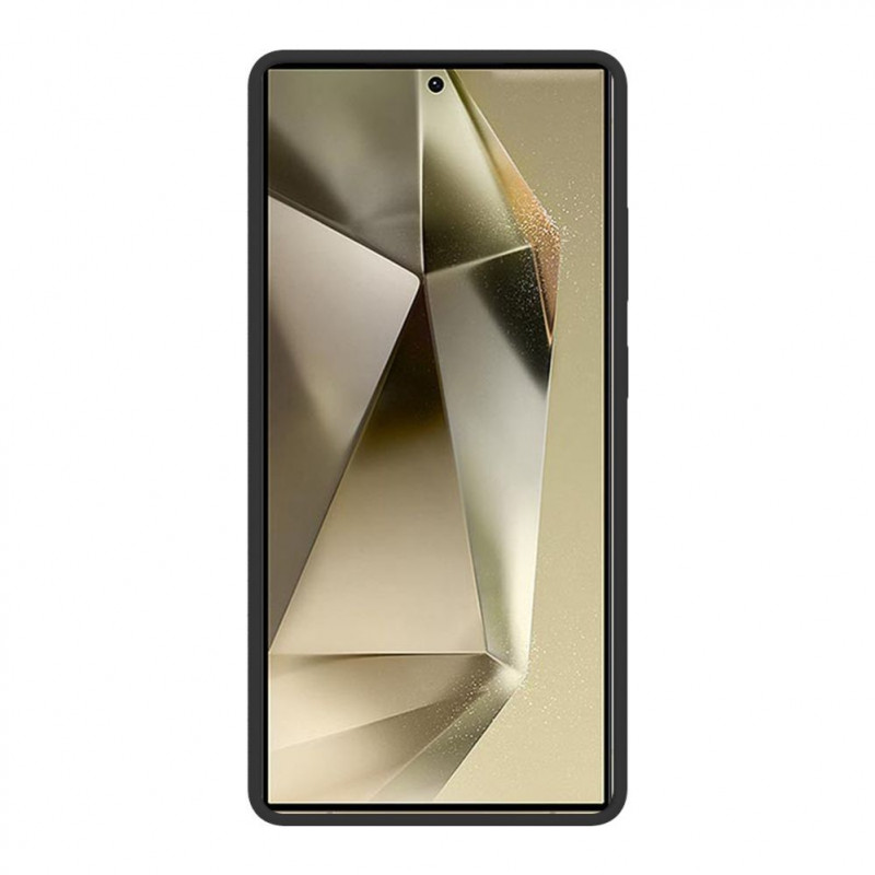 Capa de silicone soft-touch magnética premium Evelatus para Samsung Galaxy S23 Ultra preta
