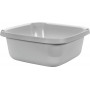 Tigela quadrada Curver Essentials 12 l, cinzenta