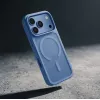 Capa Crong Matte Magnetic MagSafe para iPhone 18 Pro / 17 Pro, azul