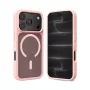 Capa Crong Matte Magnetic MagSafe para iPhone 18 Pro / 17 Pro, rosa