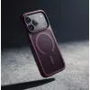 Capa Crong Matte Magnetic MagSafe para iPhone 18 Pro Max / 17 Pro Max, vermelho borgonha