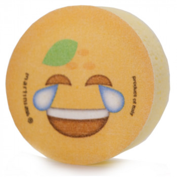 Esponja de banho Martini, design emoji de fruta, sortidas