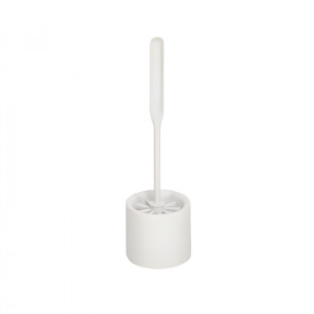 Escova de sanita YORK com suporte MODERN branca