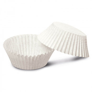 Forminhas de papel para muffins Guardini Easy Bake Bio, Ø 7 x 3 cm, branco, 100 unid.